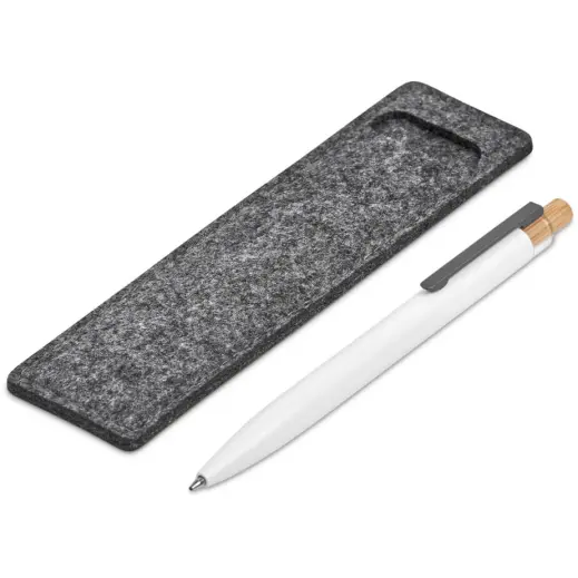 Okiyo Mimo Recycled Aluminium Ball Pen Solid White